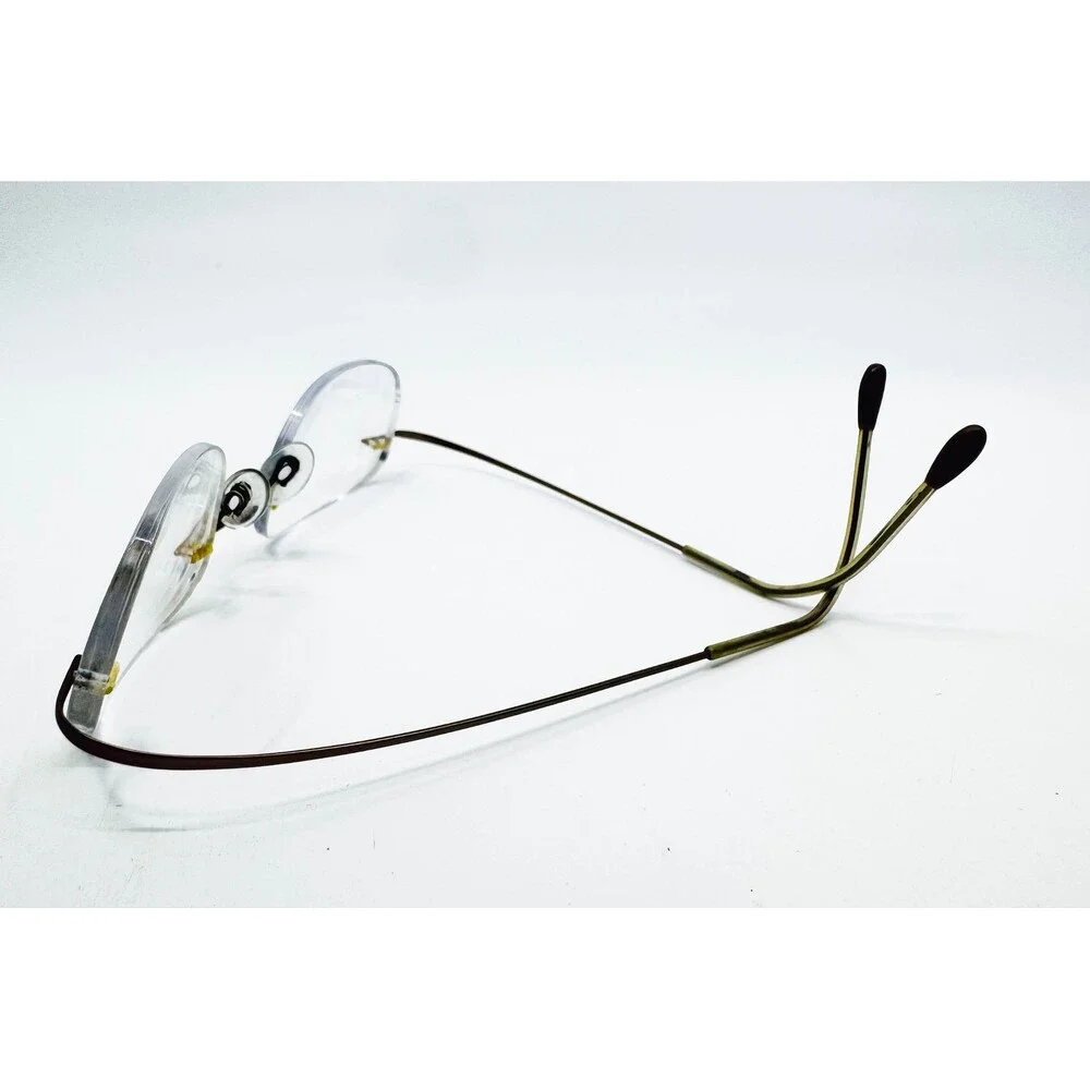 Silhouette Eyeglasses Unisex Brown Rimless Titanium Frame 51-17 140